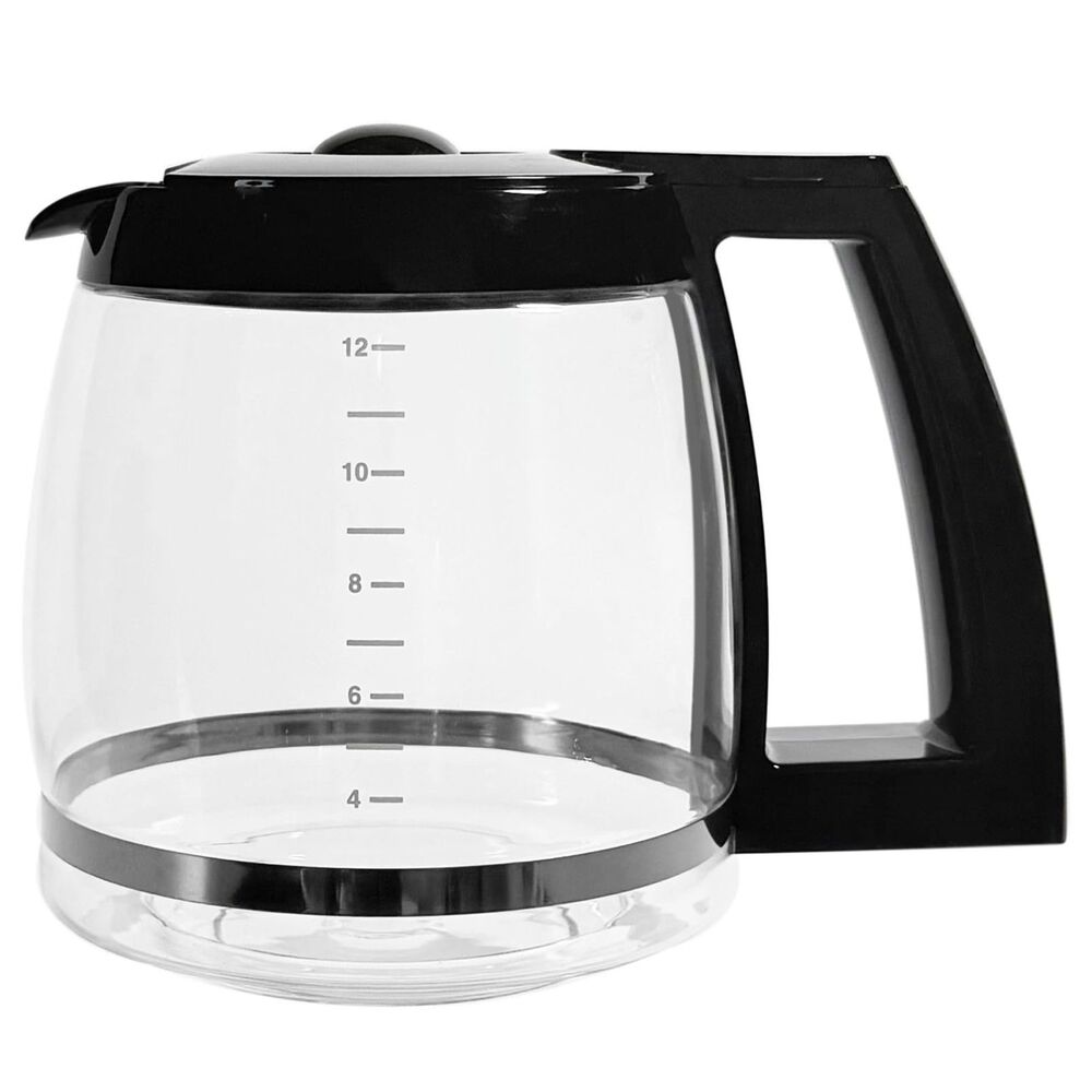 12-Cup Replacement Glass Coffee Carafe for Cuisinart Coffee Maker Models DCC1200